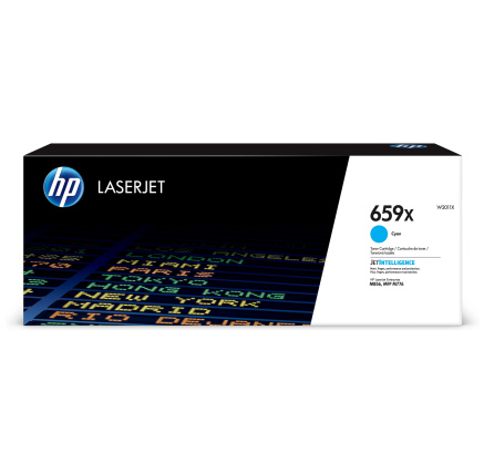 HP 659X  High Yield Cyan Original LaserJet Toner Cartridge (29,000 pages)