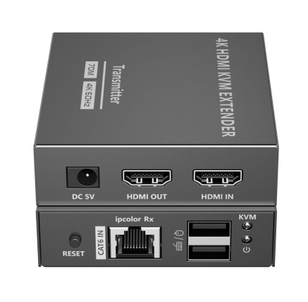 PREMIUMCORD HDMI 2.0 KVM extender Ultra HD 4kx2k@60Hz na 70m s přenosem USB