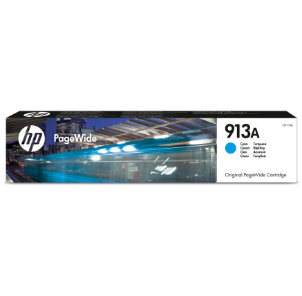 HP 913A Cyan Original PageWide Cartridge (3,000 pages)