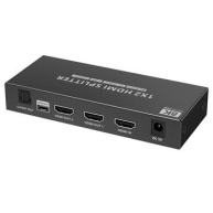 PremiumCord HDMI 2.1 splitter 1-2 porty, 8K@60hz, 4K@120Hz, 1080p, HDR+