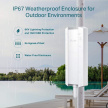 TP-Link EAP650-Outdoor-venkovní OMADA WiFi6 AP (AX3000,2,4GHz/5GHz,1xGbELAN,1xPoE-in)