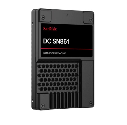 SanDisk Enterprise SSD 3.2TB DC SN861, PCIe Gen5, (R:13700, W:7200MB/s), RI-3DW/D BICS6 TCG Opal