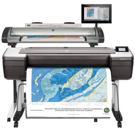 HP DesignJet T1700dr 44-in Printer