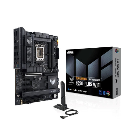 ASUS MB Sc LGA1851 TUF GAMING Z890-PLUS WIFI, Intel Z890, 4xDDR5, 1xDP, 1xHDMI, 2xThunderbolt, WI-FI, ATX