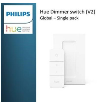 BAZAR - PHILIPS Hue Dimmer Switch V2 - Přepínač - POŠKOZENÝ OBAL